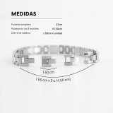 Armbnd til mnd Radiant RH000285 Slvfarvet #4