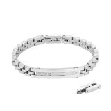 Armbnd til mnd Radiant RH000335 Slvfarvet #2