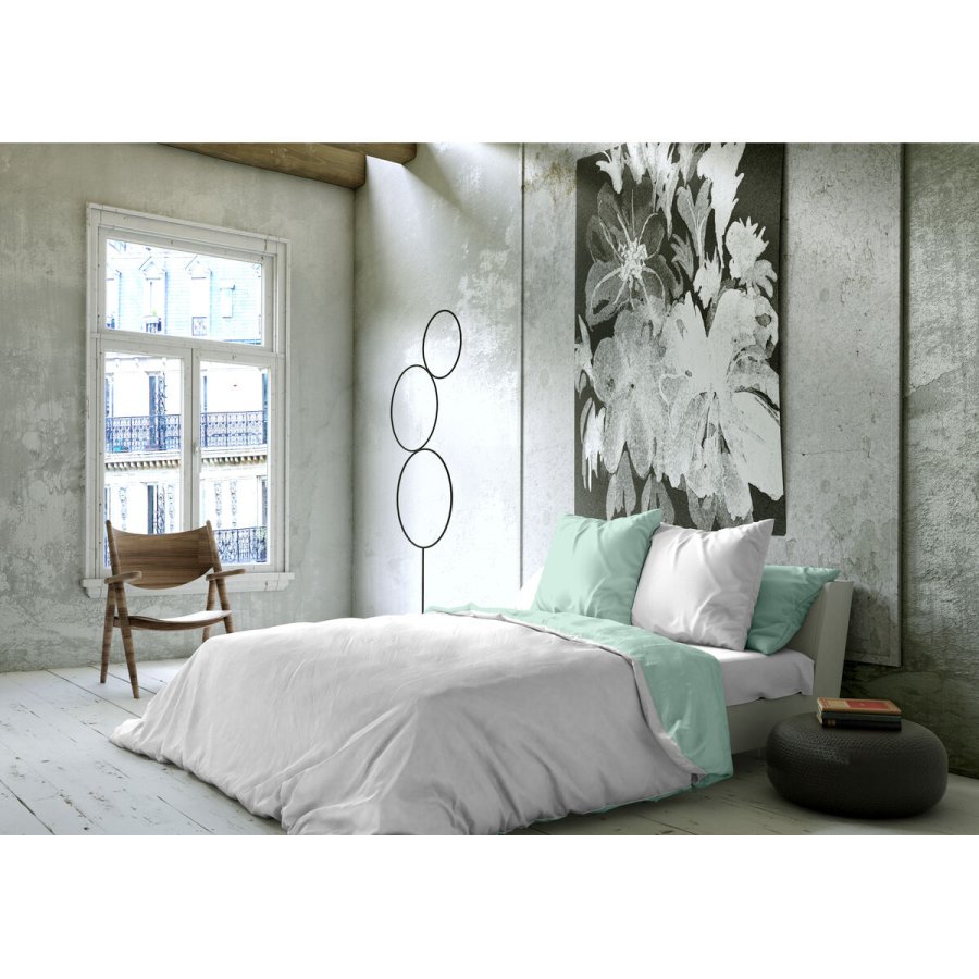 Nordisk cover Naturals FUNDA NORDICA BICOLOR REVERSIBLE Hvid Gr�n 200 x 200 cm Vendbar #3