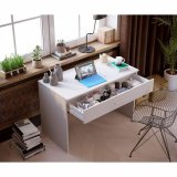 Skrivebord Brun Hrast Melamin 110 x 56 x 81,5 cm #6