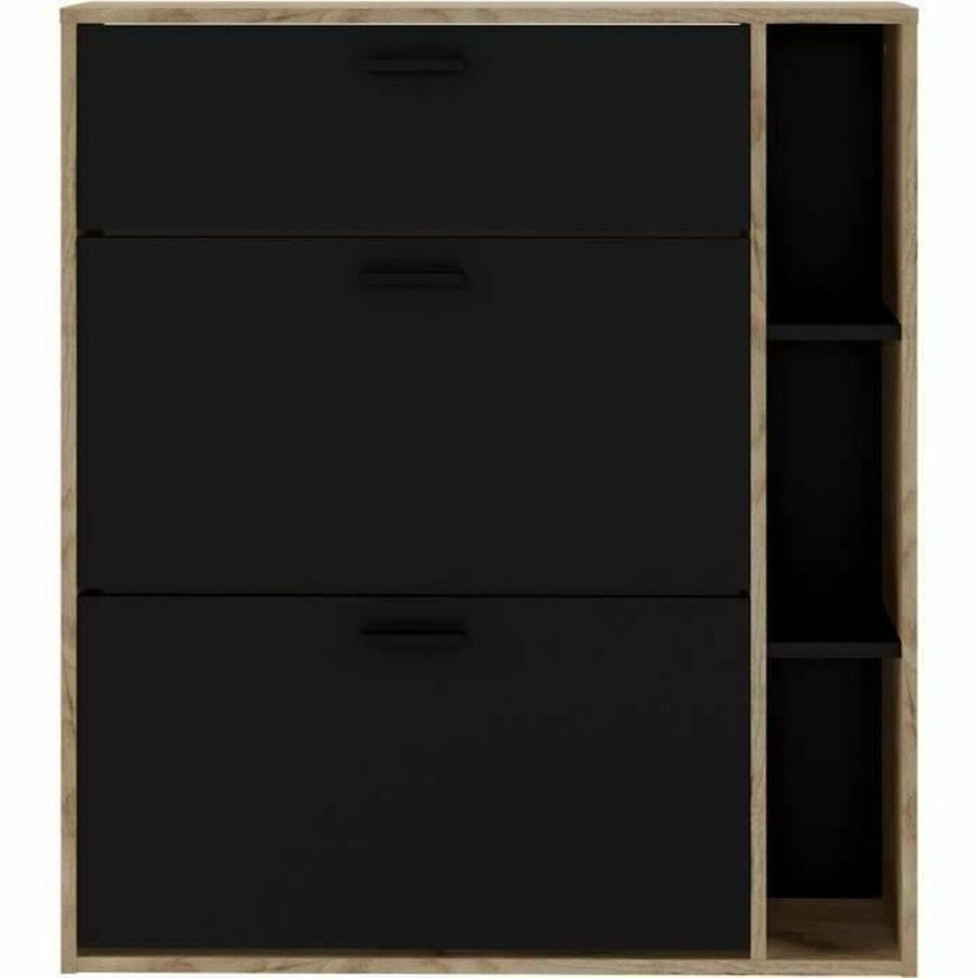 Skostativ Leona Brun Hrast Melamin 90 x 25 x 102 cm #9