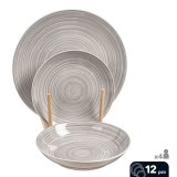 Kinesisk porceln Caison Sakura Brun Gr Porceln 12 Dele #2