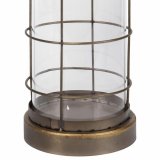 Laantarn Alexandra House Living Kobber Metal Glas 17 x 56 x 17 cm #3