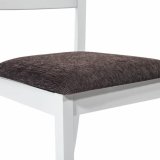 Spisebordsstol Alexandra House Living Hvid 52 x 95 x 44 cm #3