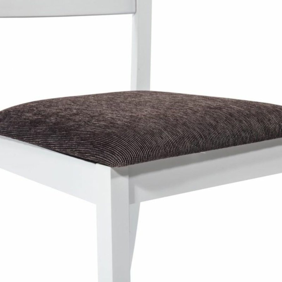 Spisebordsstol Alexandra House Living Hvid 52 x 95 x 44 cm #3