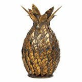 Lysestage Alexandra House Living Gylden Jern 15 x 26 x 15 cm Ananas #3