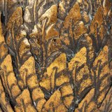 Lysestage Alexandra House Living Gylden Jern 15 x 26 x 15 cm Ananas #5