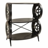 Hylder Alexandra House Living Mrkebrun Metal 51 x 117 x 97 cm #1