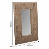 Vgspejl Alexandra House Living Hvid 10 x 114 x 73 cm Rektangulr #21