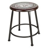 Taburet Alexandra House Living Jern 38 x 45 x 38 cm #1