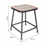 Taburet Alexandra House Living Jern 38 x 45 x 38 cm #26