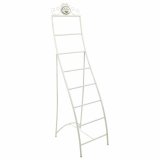 Fritstende hndkldestativ Alexandra House Living Hvid Jern 51 x 148 x 39 cm #1