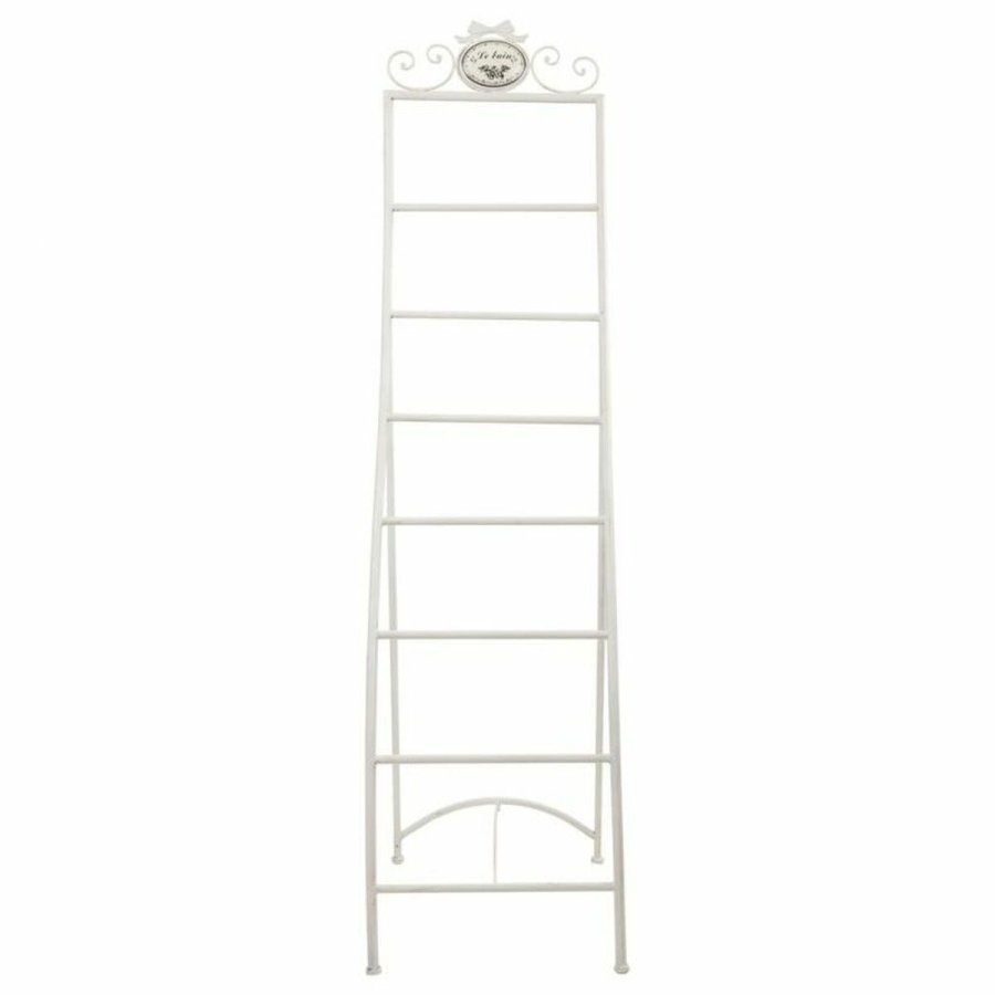 Fritstende hndkldestativ Alexandra House Living Hvid Jern 51 x 148 x 39 cm #5