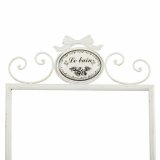 Fritstende hndkldestativ Alexandra House Living Hvid Jern 51 x 148 x 39 cm #9