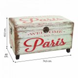 Taburet st Alexandra House Living PVC Tr MDF 3 Dele #31