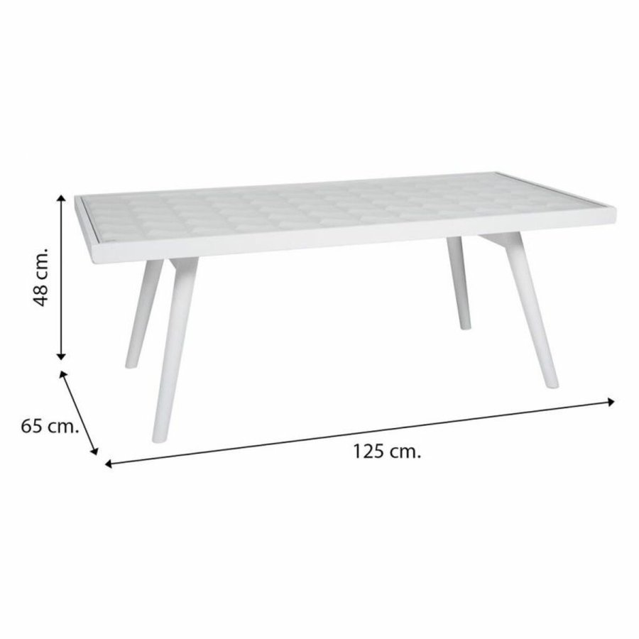Sofabord Alexandra House Living Hvid 65 x 48 x 125 cm #5