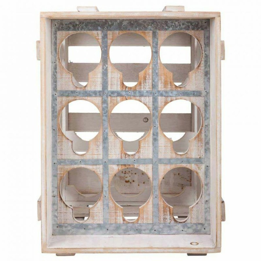 Flaskereol Alexandra House Living Natur Gran 43 x 32 x 33 cm 9 flasker Kasse #9