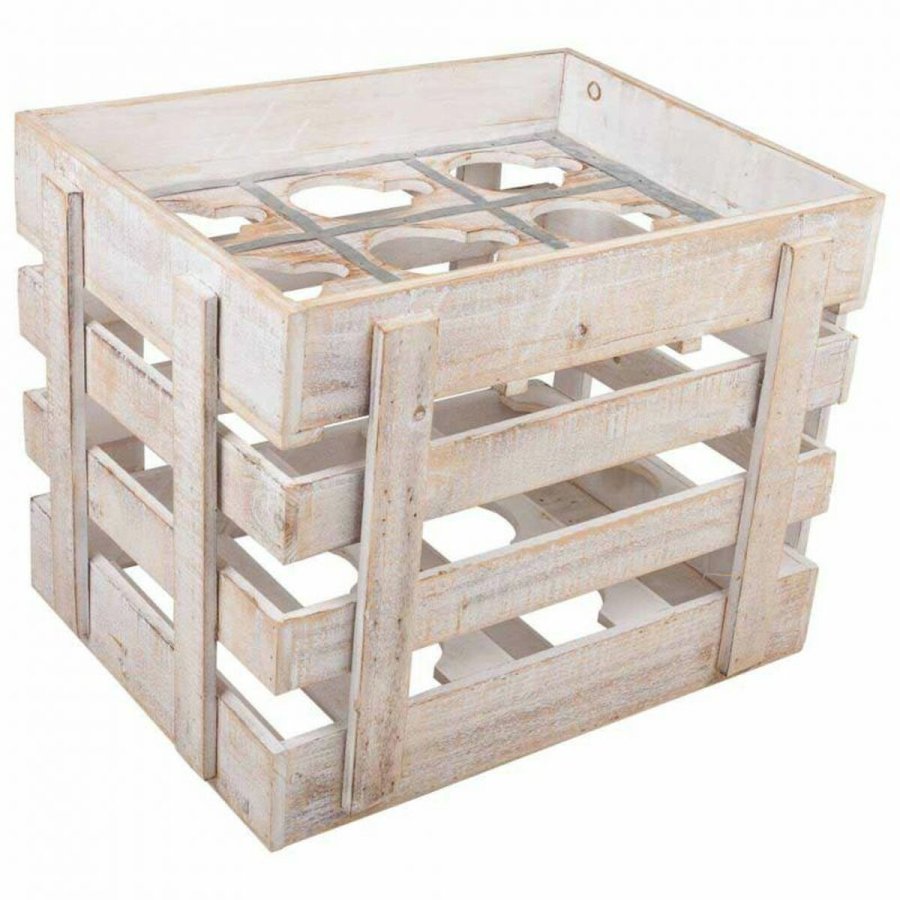 Flaskereol Alexandra House Living Natur Gran 43 x 32 x 33 cm 9 flasker Kasse #13