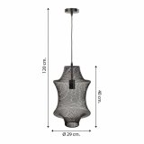 Loftslampe Alexandra House Living Sort #5