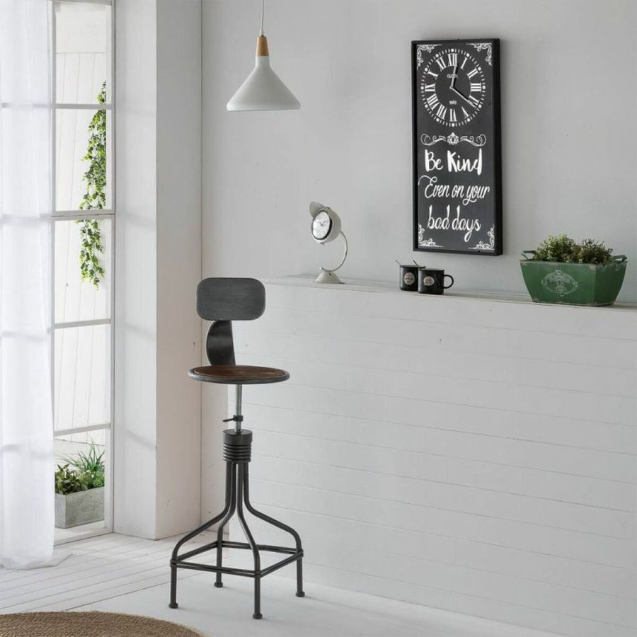 Vgur Alexandra House Living Sort Glas Jern Tr MDF 76 x 3 x 36 cm #6