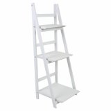 Hylder Alexandra House Living Hvid Paulonia tr Tr MDF 38 x 115 x 41 cm Trappe #1