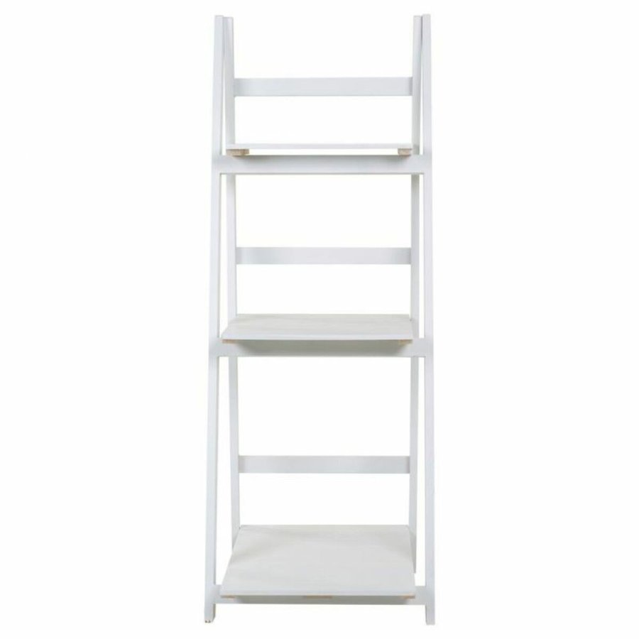 Hylder Alexandra House Living Hvid Paulonia tr Tr MDF 38 x 115 x 41 cm Trappe #2