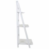 Hylder Alexandra House Living Hvid Paulonia tr Tr MDF 38 x 115 x 41 cm Trappe #3