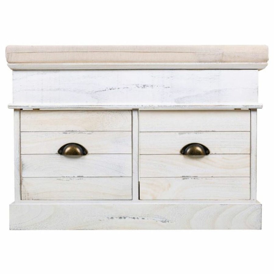 Bl kiste Alexandra House Living Hvid Paulonia tr Tr MDF 35 x 50 x 70 cm #6