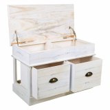 Bl kiste Alexandra House Living Hvid Paulonia tr Tr MDF 35 x 50 x 70 cm #11