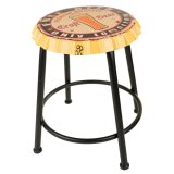 Taburet Alexandra House Living Metal Jern 35 x 46 x 35 cm #1