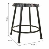Taburet Alexandra House Living Metal Jern 35 x 46 x 35 cm #16
