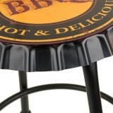 Taburet Alexandra House Living Metal Jern 35 x 46 x 35 cm #2