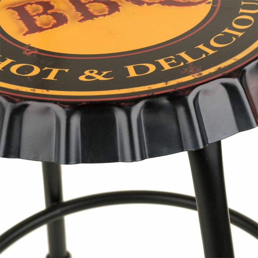 Taburet Alexandra House Living Metal Jern 35 x 46 x 35 cm #2