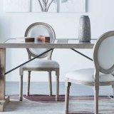 Spisebordsstol Alexandra House Living Beige 46 x 96 x 48 cm #2