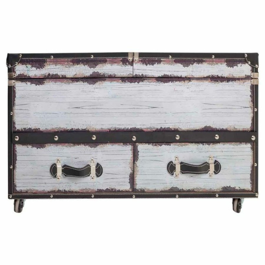 Flaskereol Alexandra House Living Hvid Lrred Tr MDF 60 x 55 x 100 cm #13