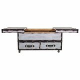 Flaskereol Alexandra House Living Hvid Lrred Tr MDF 60 x 55 x 100 cm #17