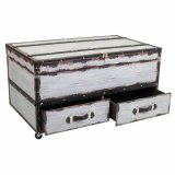 Flaskereol Alexandra House Living Hvid Lrred Tr MDF 60 x 55 x 100 cm #21
