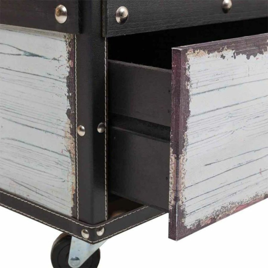Flaskereol Alexandra House Living Hvid Lrred Tr MDF 60 x 55 x 100 cm #25