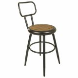 Taburet Alexandra House Living Brun Gr Tr Metal 54 x 92 x 42 cm #1