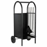 Trkurv Alexandra House Living Jern 32 x 81 x 35 cm Pejseredskaber #1