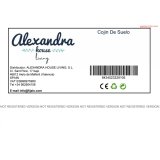 Pude Alexandra House Living Hvid Sort 80 x 20 x 80 cm #2