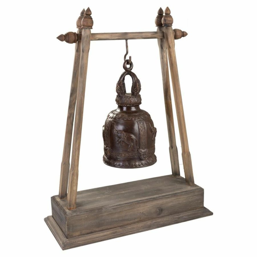 Klokke Alexandra House Living Brun Kobber Tr Tov Jern 16 x 72 x 48 cm #1