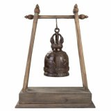 Klokke Alexandra House Living Brun Kobber Tr Tov Jern 16 x 72 x 48 cm #11