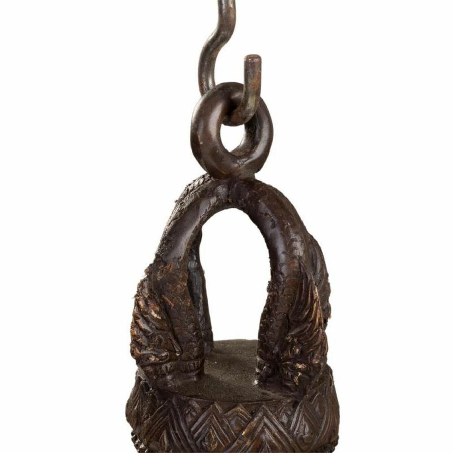 Klokke Alexandra House Living Brun Kobber Tr Tov Jern 16 x 72 x 48 cm #16