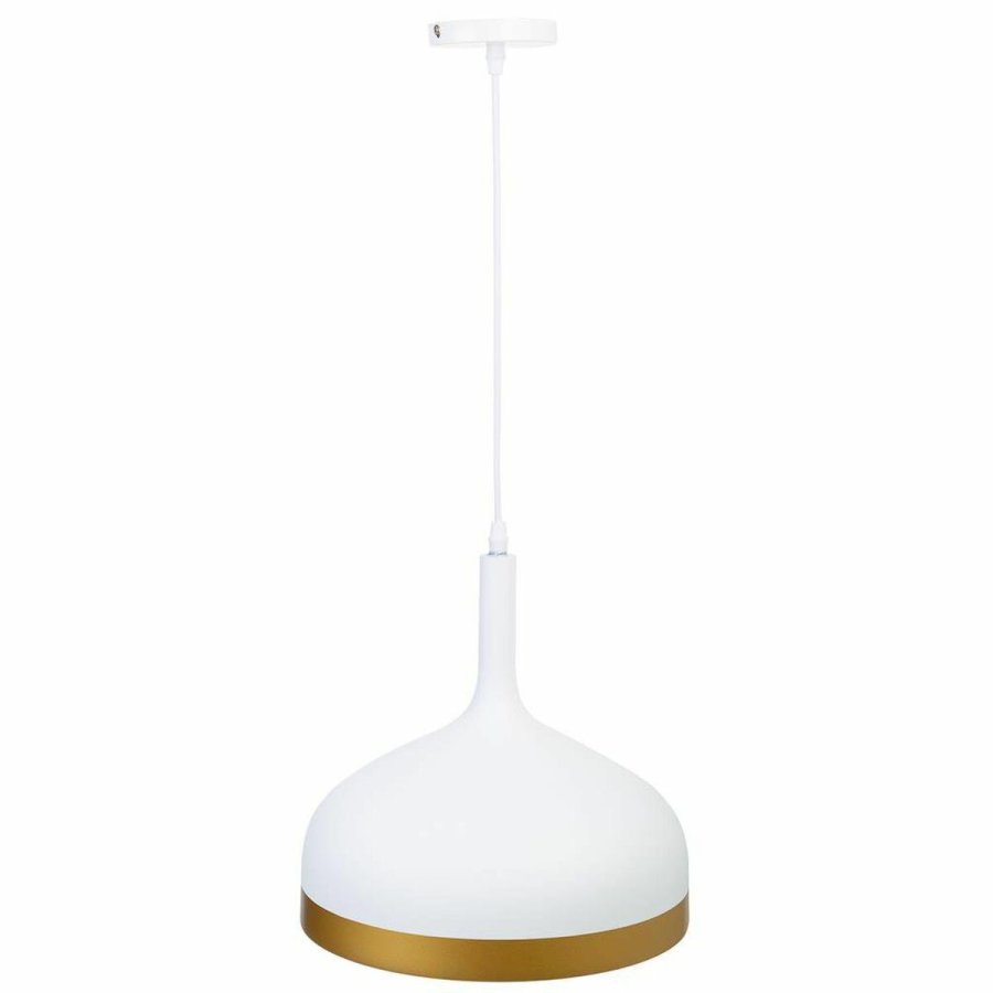 Loftslampe Alexandra House Living Hvid Gylden #1