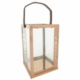 Laantarn Alexandra House Living Kobber Glas Rustfrit stl 18 x 30 x 18 cm #1