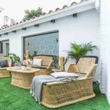 Lealnik Alexandra House Living Sort Natur 48 x 78 x 110 cm #2