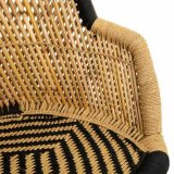 Lnestol Alexandra House Living Sort Natur 46 x 89 x 63 cm #4