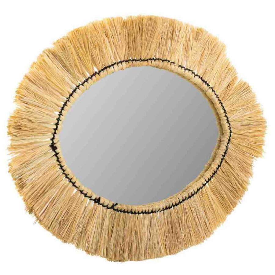 Vgspejl Alexandra House Living Natur 44 x 6 x 55 cm Oval #1