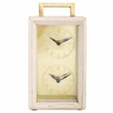 Namizna ura Alexandra House Living Kobber Glas Jern Mangotr 9 x 30 x 15 cm #6